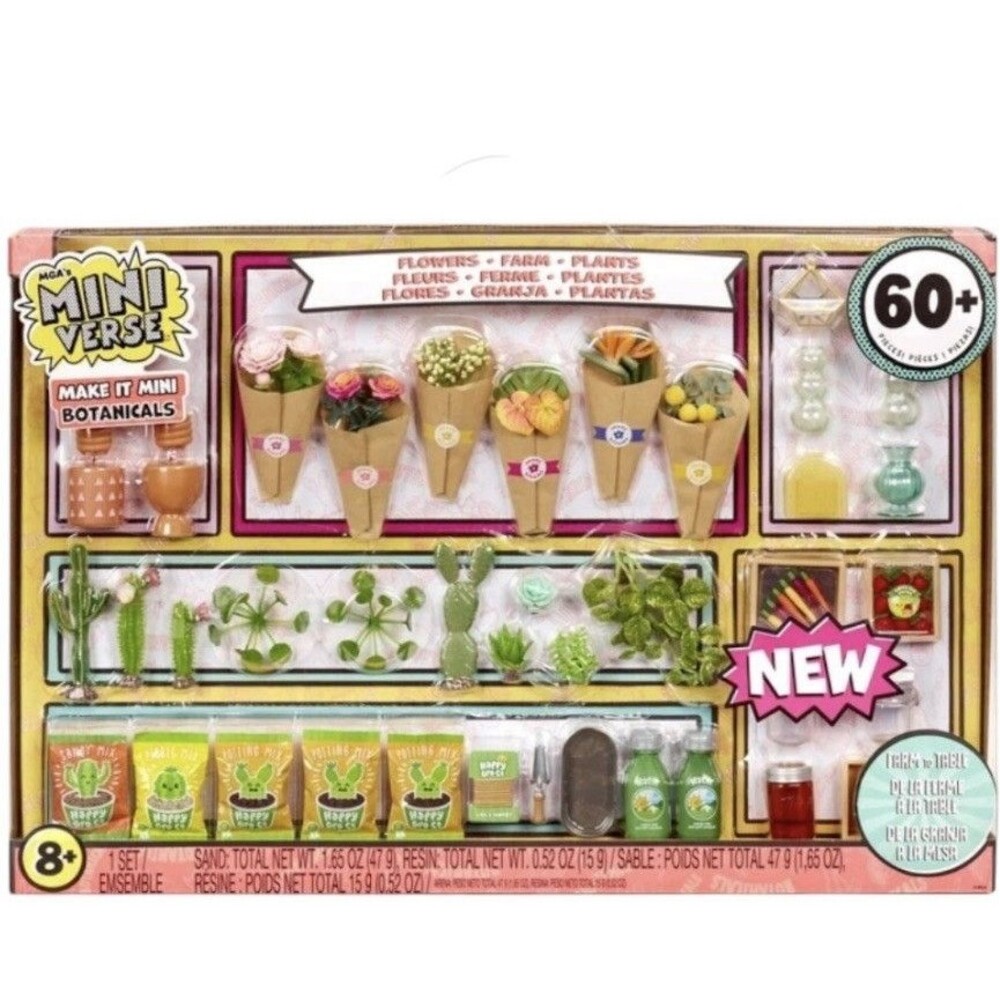 MGA's Miniverse Make It Mini Botanicals Mini Collectibles, Ages 8+